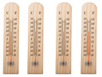 Thermometer wooden house large indoor outdoor