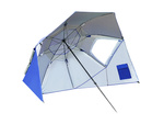 Sombrilla de playa pantalla plegable carpa de jardín 2en1 xxl grande con filtro uv
