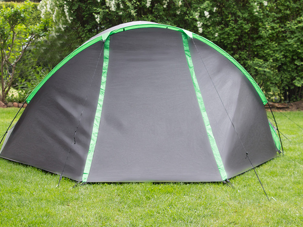 Tienda turismo 3 personas 2 entradas mosquitera camping impermeable