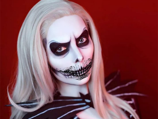 Tetoválás halloween álfogak valósághű mosható ideiglenes álruha