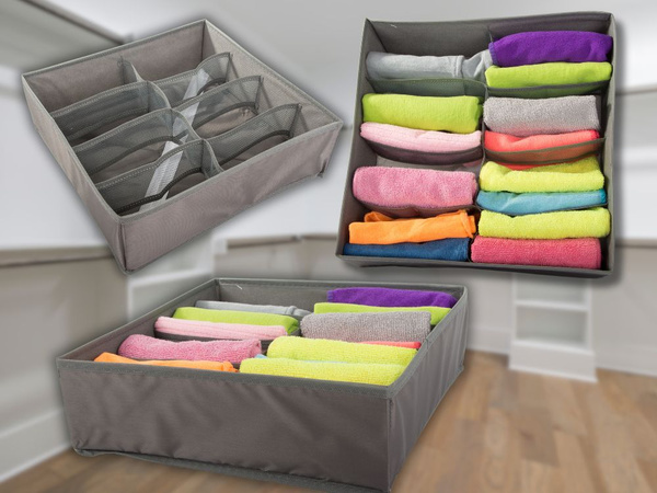 Organizér spodního prádla do šatní zásuvky 8 přihrádek
