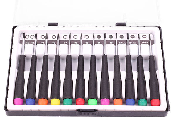 Presné skrutkovače torx 12 ks + puzdro na skrutkovače