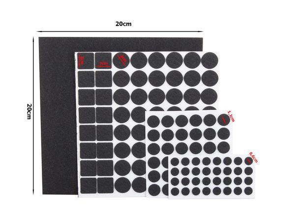 Furniture pads felt set of 133 pcs