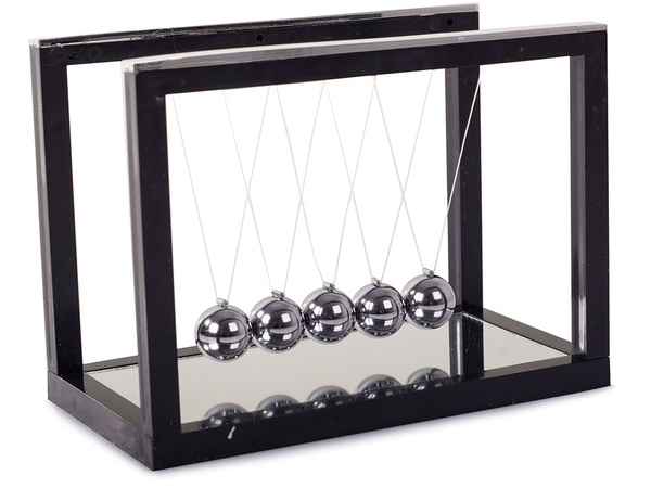 Pendulum balls newton balls desk large mirror