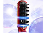 Hair straightener brush 2in1 electric cordless