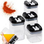 Recipiente de bucătărie pentru paste, recipient cu capac etanș, set de 4 bucăți