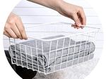 LOFT METALLIST TRAATKORV LOFT METALLIST ORGANISEERIJA KÖÖGI JAOKS PUUVILJADE JAOKS VALGE SUUR