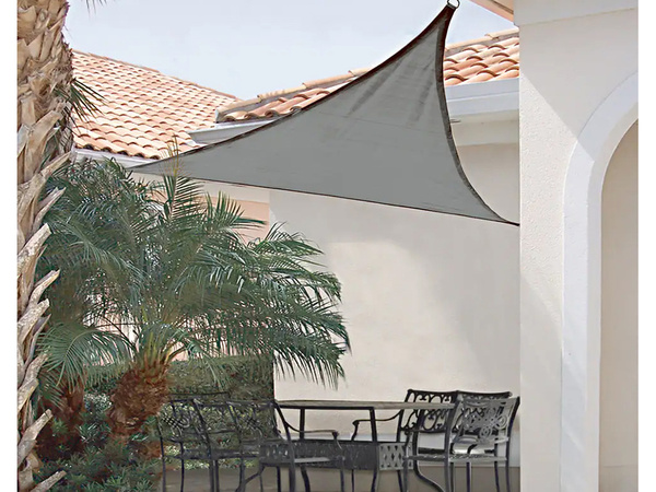 3x3x3 m vandeniui atsparus sodo skėčių nuo saulės trikampis