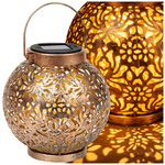 LANTERNĂ SOLARĂ DECORATIVĂ LANTERNĂ SOLARĂ LED AURIU CUPRU DE AGĂȚAT