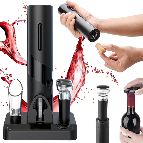 Tirbușon electric set deschizător de vin