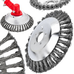 Pružinový kartáč pro postřikovací sekačky 200mm hlava pro druciak driller