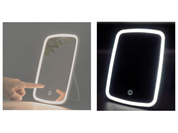 Led megvilágított kozmetikai sminktükör