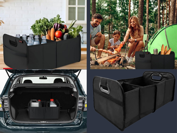 Grosser organizer für den kofferraum eines autokoffers versteifungsbox