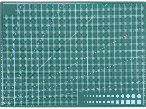 Tapis de coupe auto-cicatrisant a2 modelage double face
