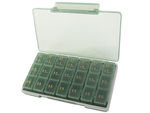 Medicine container tablets box time of day medication cassette weekly