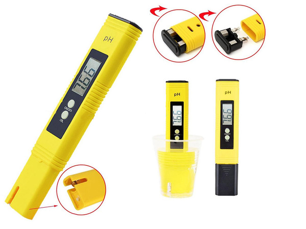 Elektronisches ph meter wasser tester kalibrierung