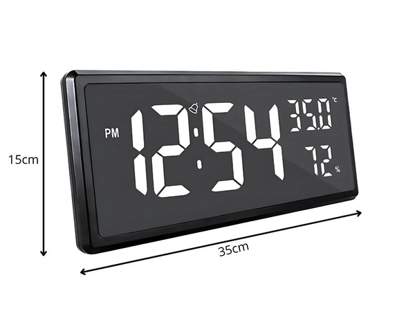 Ceas de alarmă electronic digital led în picioare pandantiv temperatură umiditate