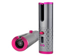 Automatic lcd rotary hair curler
