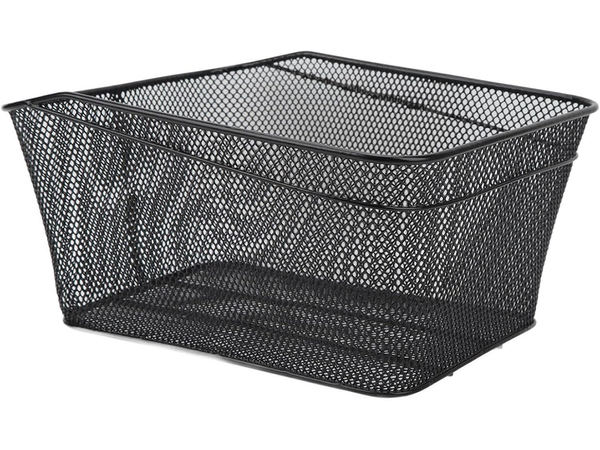 Grand panier de vélo panier de vélo en métal pour porte-bagages solide à visser