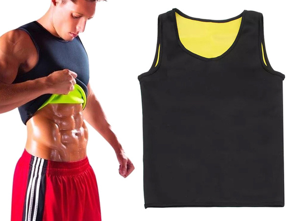 Pánske neoprénové fitness tričko na chudnutie