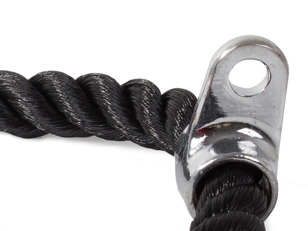 Rope handle for atlas lift for triceps