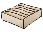 Underwear organiser for wardrobe drawer 6 socks