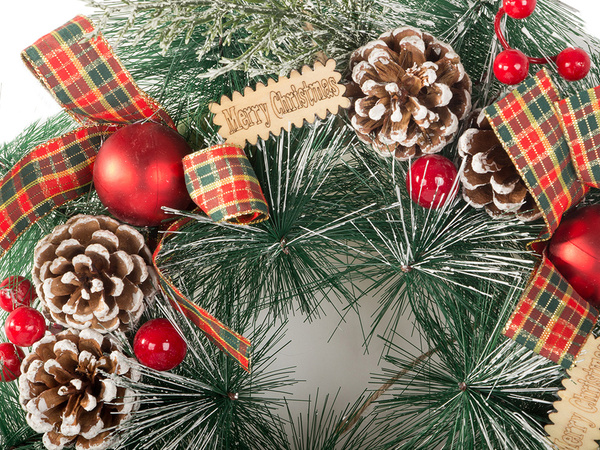 Božični okrasni venec dekoracija sten dekoracija vrat dekoracija božični okraski