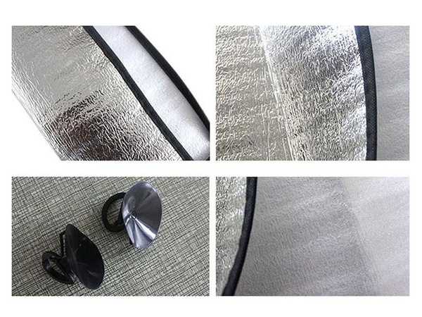 Alfombrilla parasol para el parabrisas trasero de un automóvil