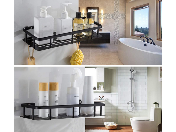Étagère pour salle de bain douche pour cuisine loft étagère suspendue en métal