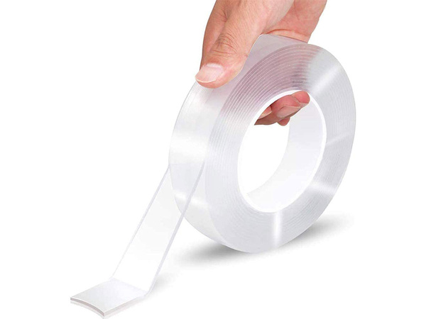 Dual transparent nano tape 1m