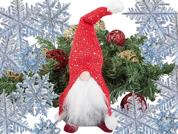 Gnome de noël gnome de noël sous l'arbre de noël