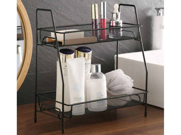 Bucătărie raft bucătărie organizator în picioare două niveluri loft spice rack