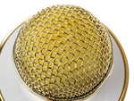 Microphone sans fil bluetooth enceinte karaoké modulateur de voix rond