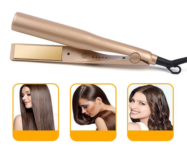 Hair straightener ceramic curling iron 2in1 twist