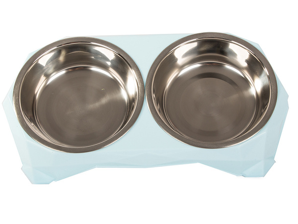 Metal dual dog box 350ml x 2