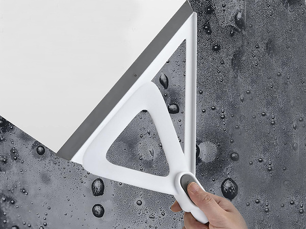 Scraper for collecting water floors windows glass mirrors broom scraper