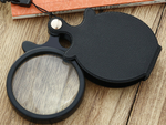 Összecsukható nagyító zsebben mini tokban lanyard