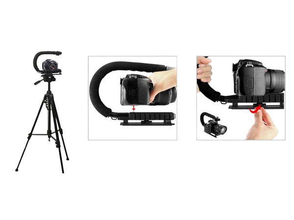Sada pro vlogování nahrávání videa stativ mikrofon držák telefonu
