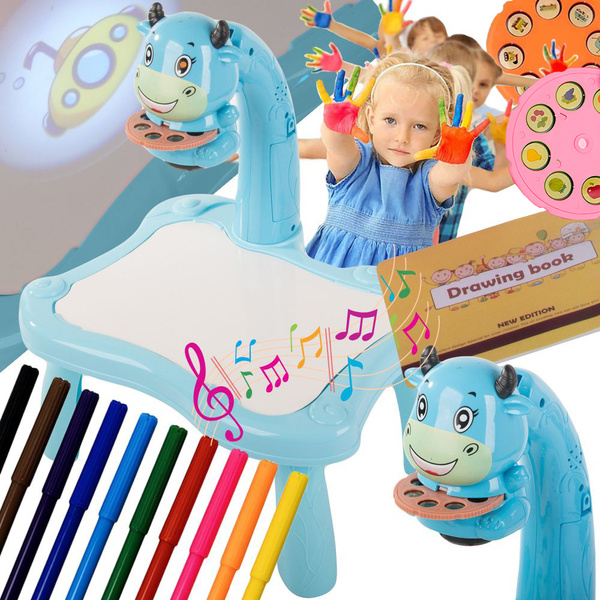 Retroproiector masă de desen whiteboard markere pentru copii markere