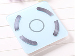 Analytical bathroom scale bluetooth 180kg glass