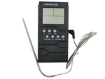 Kitchen thermometer probe lcd clock for meat