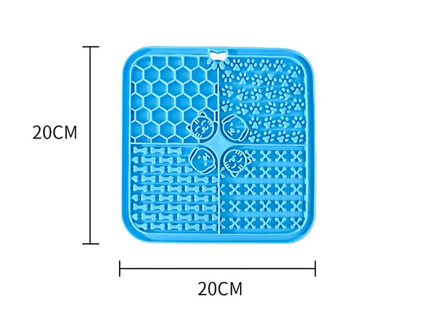 Silikónová antirestruktívna podložka na jedenie psov/kočiek 20cm