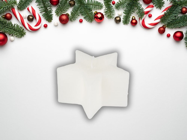 Bougie étoilée parfumée de noël bougie parfumée de noël