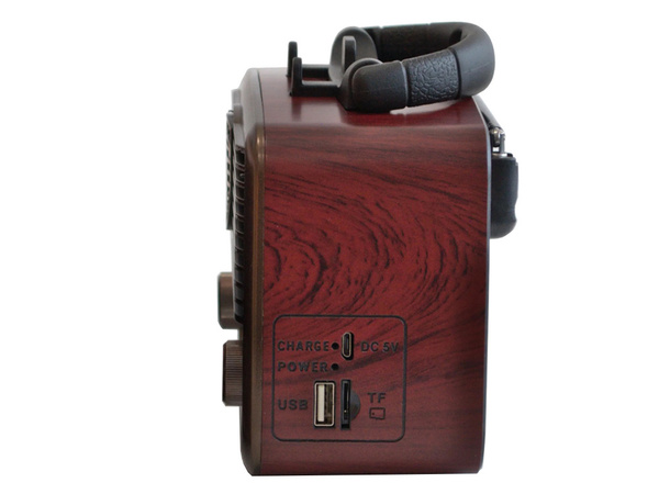 Radio mobile retro cuisine fm am bluetooth usb antenne rechargeable