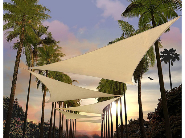 Triángulo parasol de jardín impermeable 3x3x3m