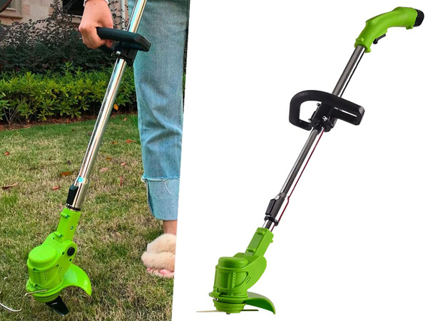 Battery-powered lawnmower mower weeder 2 x power pack