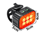 Lampă de bicicletă led spate față set usb pentru ghidon de bicicletă baterie reîncărcabilă