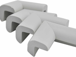 Garde-coinures de meubles pour coins de meubles autocollants gris x4