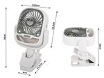 Ventilador de escritorio palo de pie humidificador de aire usb rgb 2en1