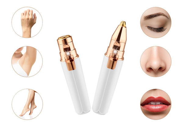 Sprâncene epilator facial trimmer bărbierit pentru femei